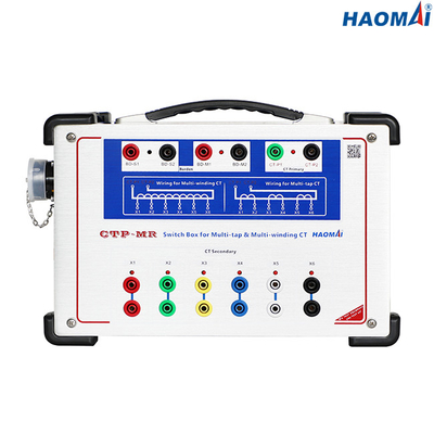 เครื่องวิเคราะห์หม้อแปลงกระแสไฟ Multitap CT PT ขนาด 9 กก. มาตรฐานการทดสอบ IEC