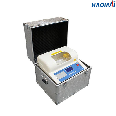 เครื่องทดสอบ BDV ของน้ำมันหม้อแปลง 80kV IEC60156 และ ASTM Standrads