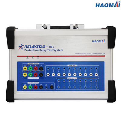 ชุดทดสอบการฉีดรอง HAOMAI 4x300V 6 เฟสสำหรับรีเลย์ป้องกัน