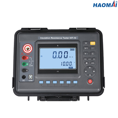 HAOMAI อุปกรณ์ทดสอบความต้านทานฉนวนกันฝุ่น DC 0-1000V