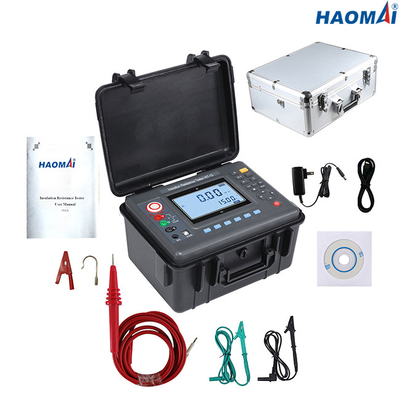 อุปกรณ์ทดสอบความต้านทานฉนวน Megohmmeter 15kV 50Hz Weatherproof