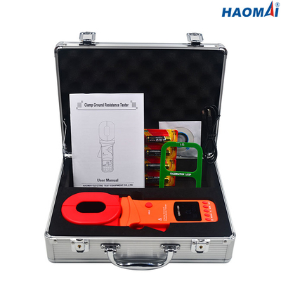 1200 Ohm Earth Clamp On Ground Resistance Tester อินเทอร์เฟซ USB 2 ครั้ง / S