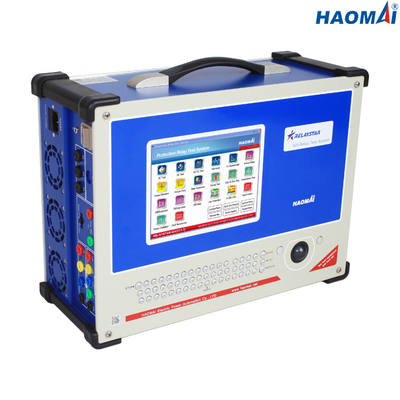 ชุดทดสอบระบบรีเลย์แบบหลายช่องสัญญาณ 3 เฟสพร้อมหน้าจอ LCD ขนาด 8 นิ้ว