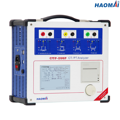 อุปกรณ์ทดสอบหม้อแปลงกระแสไฟ 120V 60Hz, เครื่องวิเคราะห์ CT VT แบบพกพา