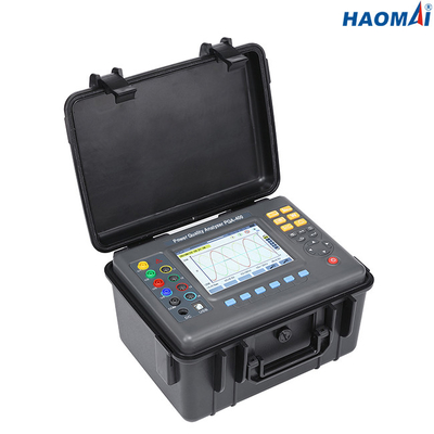 เครื่องวิเคราะห์คุณภาพไฟฟ้าแบบพกพาแบบมัลติฟังก์ชั่น ISO9001 Intelligent