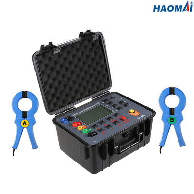 ISO9001 1000A อุปกรณ์ทดสอบความต้านทานกราวด์ 3700V / Rms พร้อมที่หนีบคู่